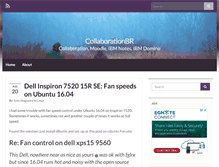 Tablet Screenshot of collaborationbr.com